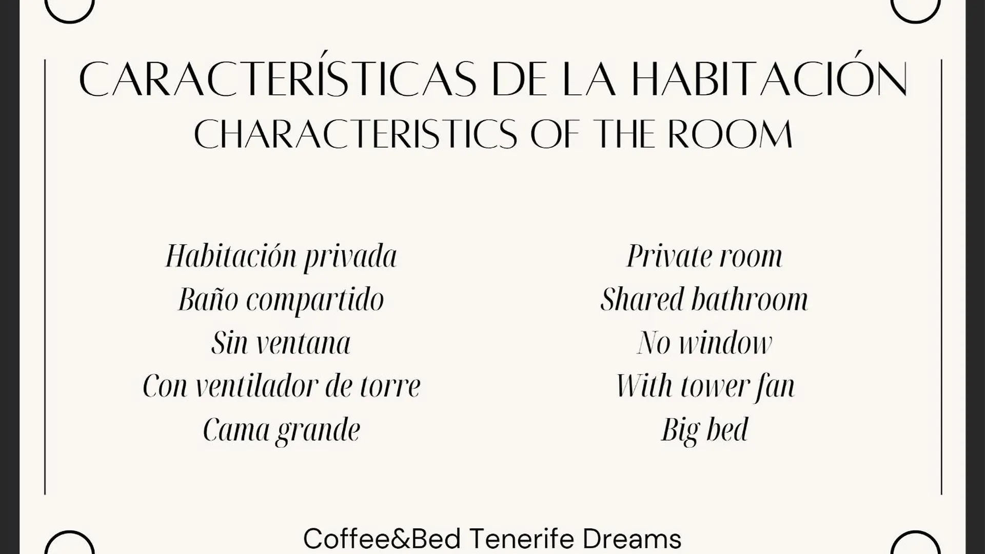 Hostel Tenerife Dreams Coffee&Bed Santa Cruz de Tenerife
